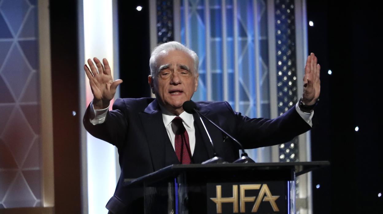 Martin Scorsese, este lunes, en un acto en Hollywood