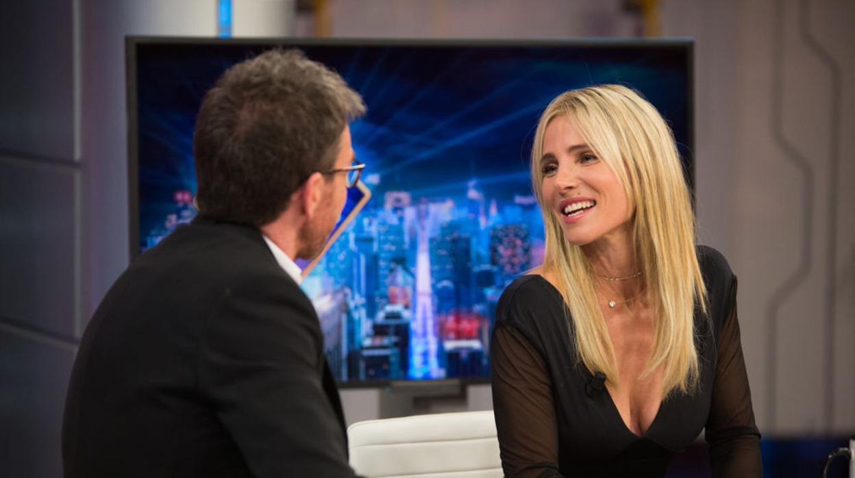 Elsa Pataky y Pablo Motos, en El Hormiguero