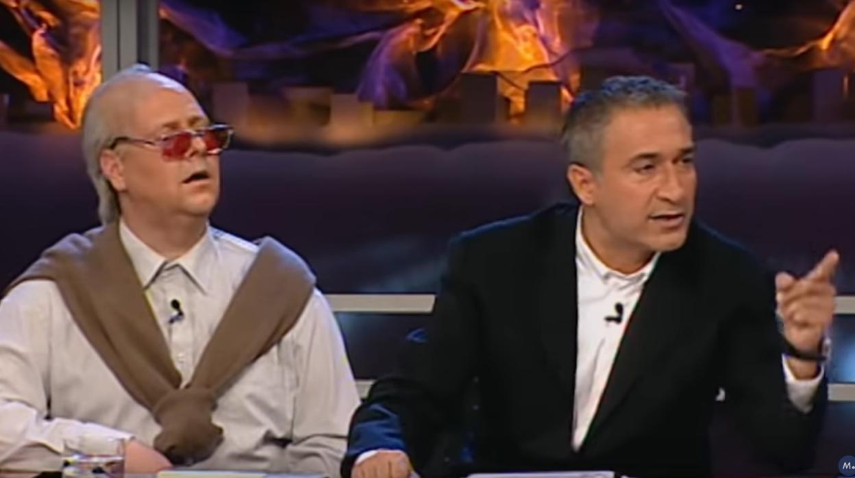 Javier Sardá abronca a Mila Ximénez en «Crónicas marcianas»