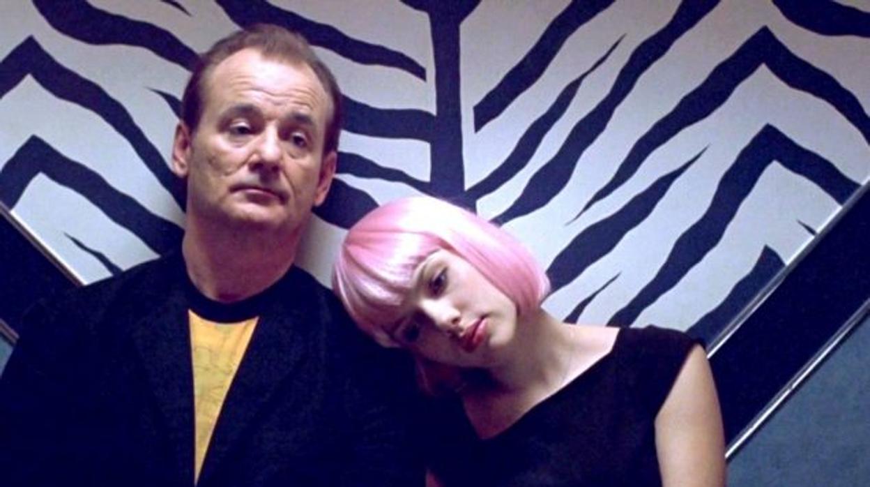 Bill Murray y Scarlett Johansson en «Lost in translation»