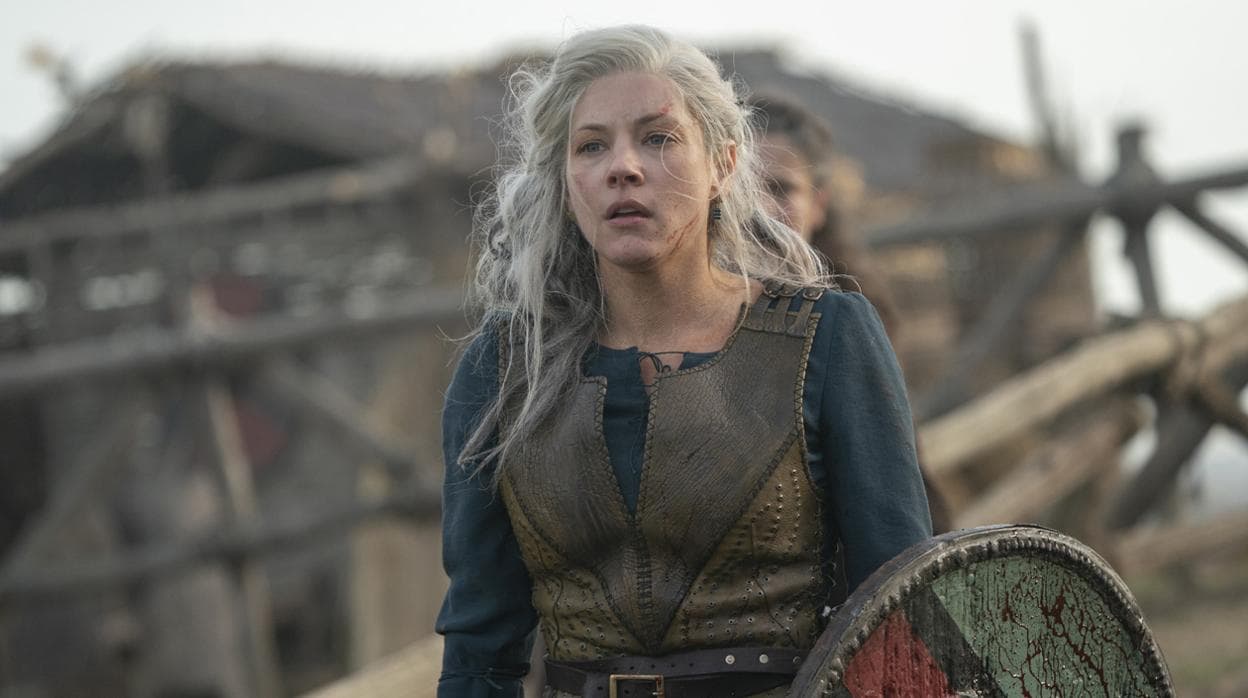 Lagertha, en el último episodio de «Vikingos»