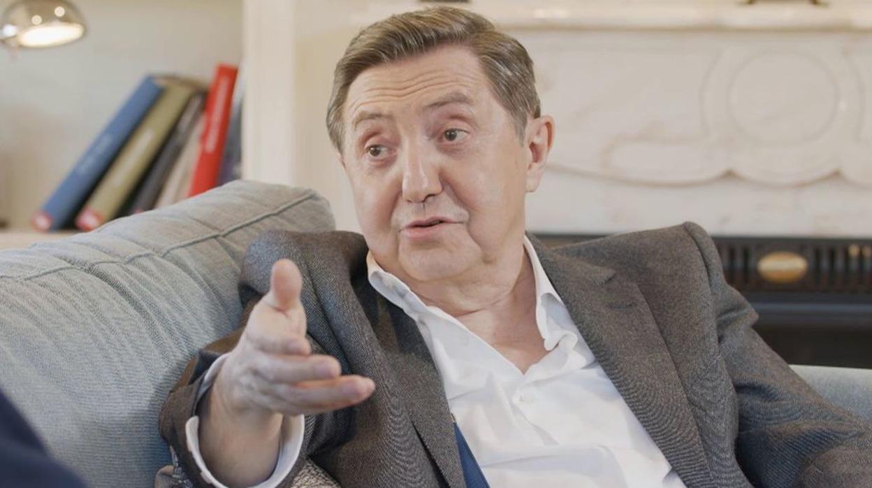 Federico Jiménez Losantos, junto a Bertín Osborne en «Mi casa es la tuya»