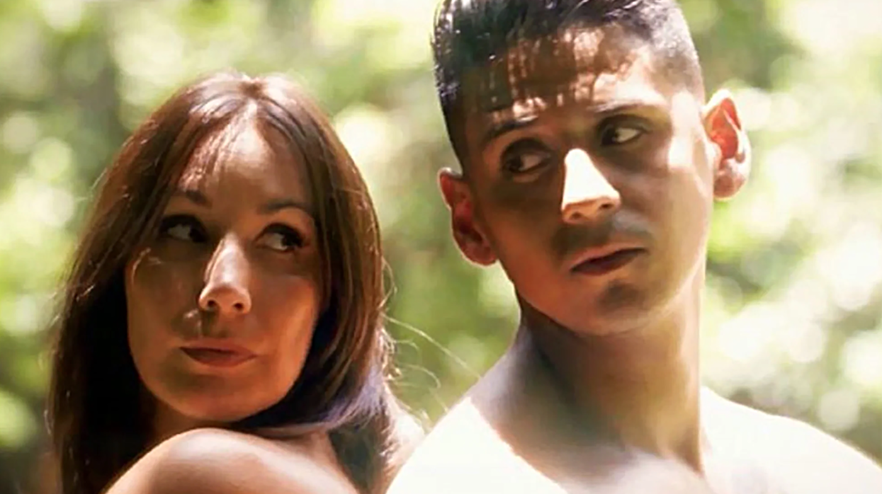 Fani y Christofer, en un fotograma de «La isla de las tentaciones»