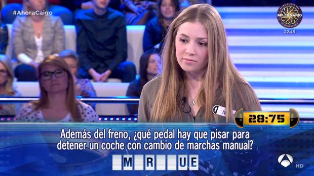 Los entrañables planes de una joven concursante de «¡Ahora caigo!»