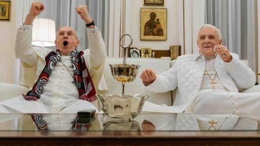 Escena de Los dos Papas