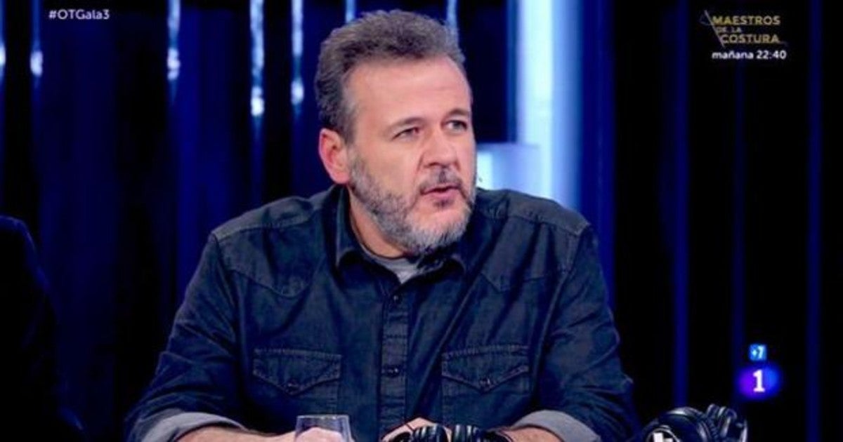 Portu, en el plató de «OT 2020»