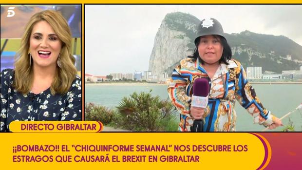 «Sálvame» se pasa a la información: así explicó el «Bresin» (Brexit) desde Gibraltar