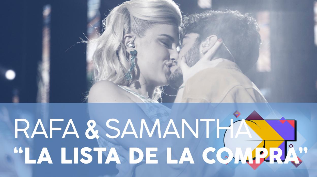 El inesperado beso de Rafa a Samantha