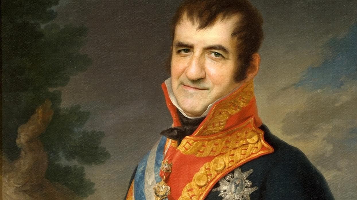 Juanjo Cucalón como Fernando VII en «El Ministerio del Tiempo»