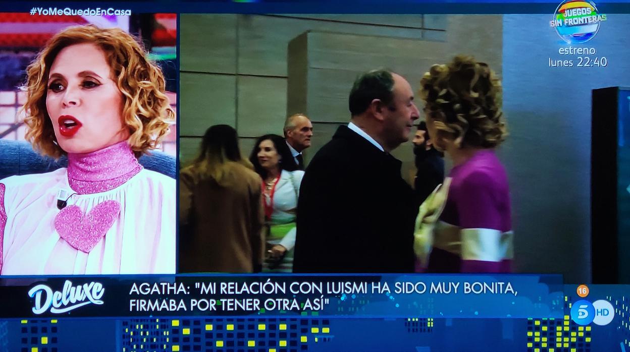 La diseñadora, durante la entrevista de ayer