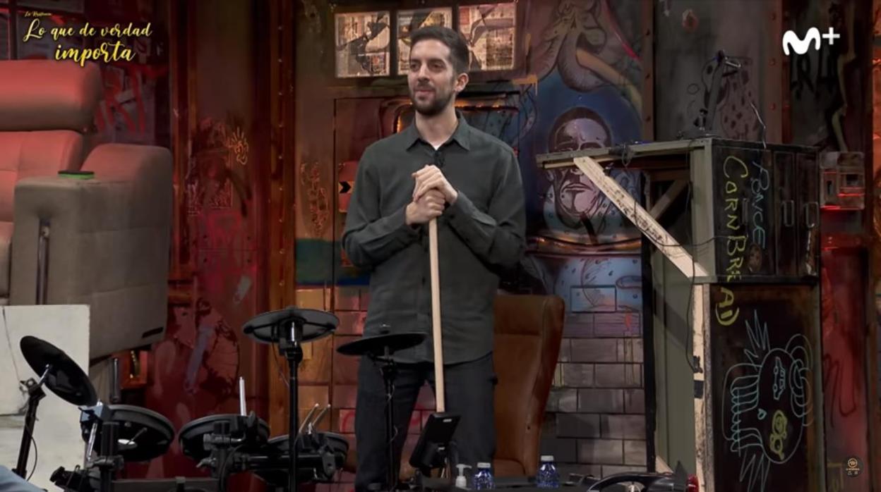 David Broncano, la semana pasada en «La resistencia», el programa de Movistar+