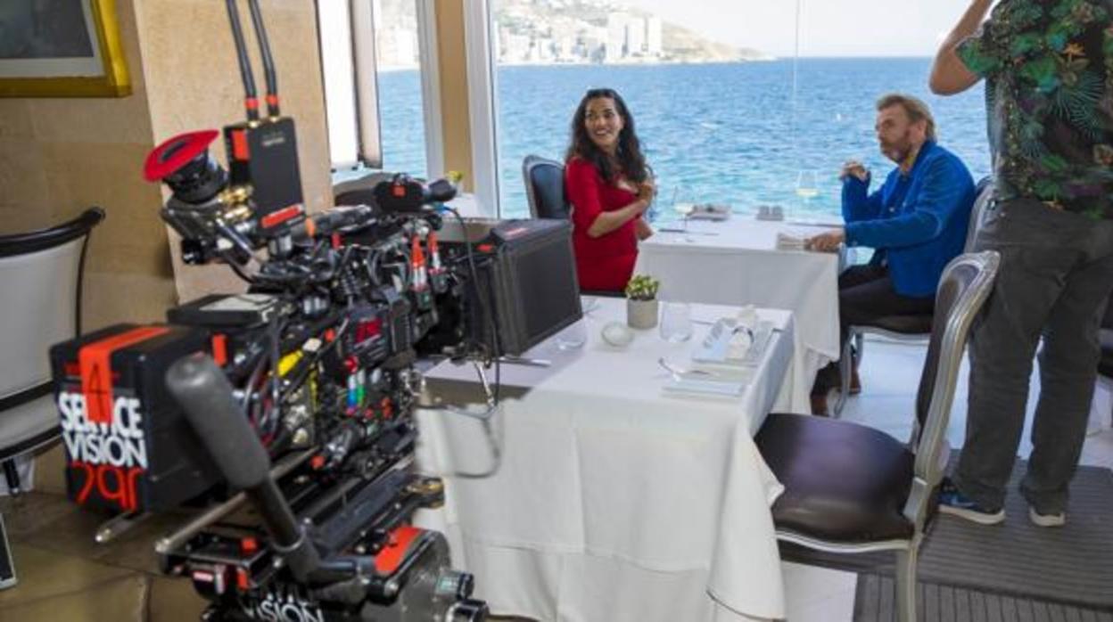 Rodaje de Nieva en Benidorm, de Isabel Coixet