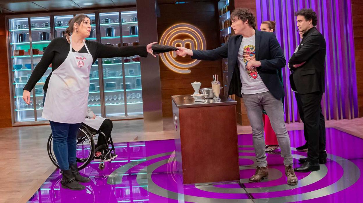 Saray, durante su paso por «MasterChef«