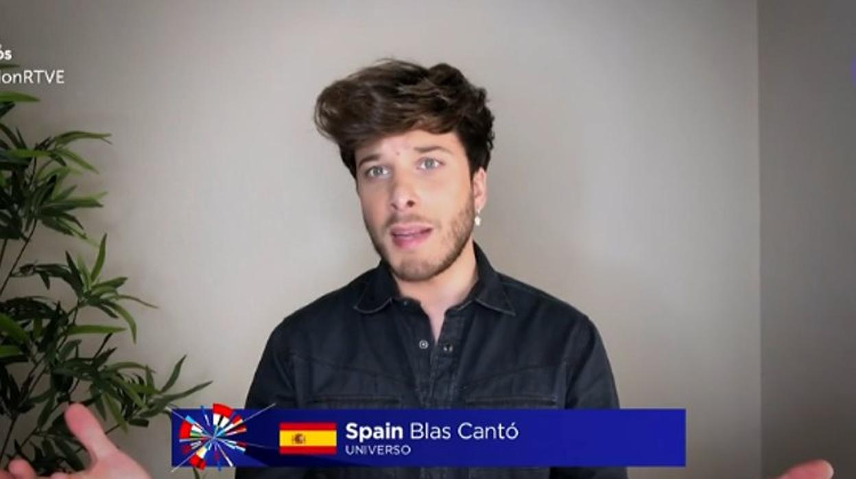 La aparición de Blas Cantó, representante español