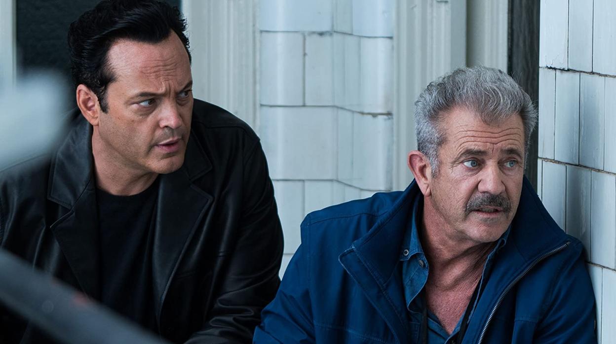 Escena de Dragged Across Concrete, con Mel Gibson y Vince Vaughn
