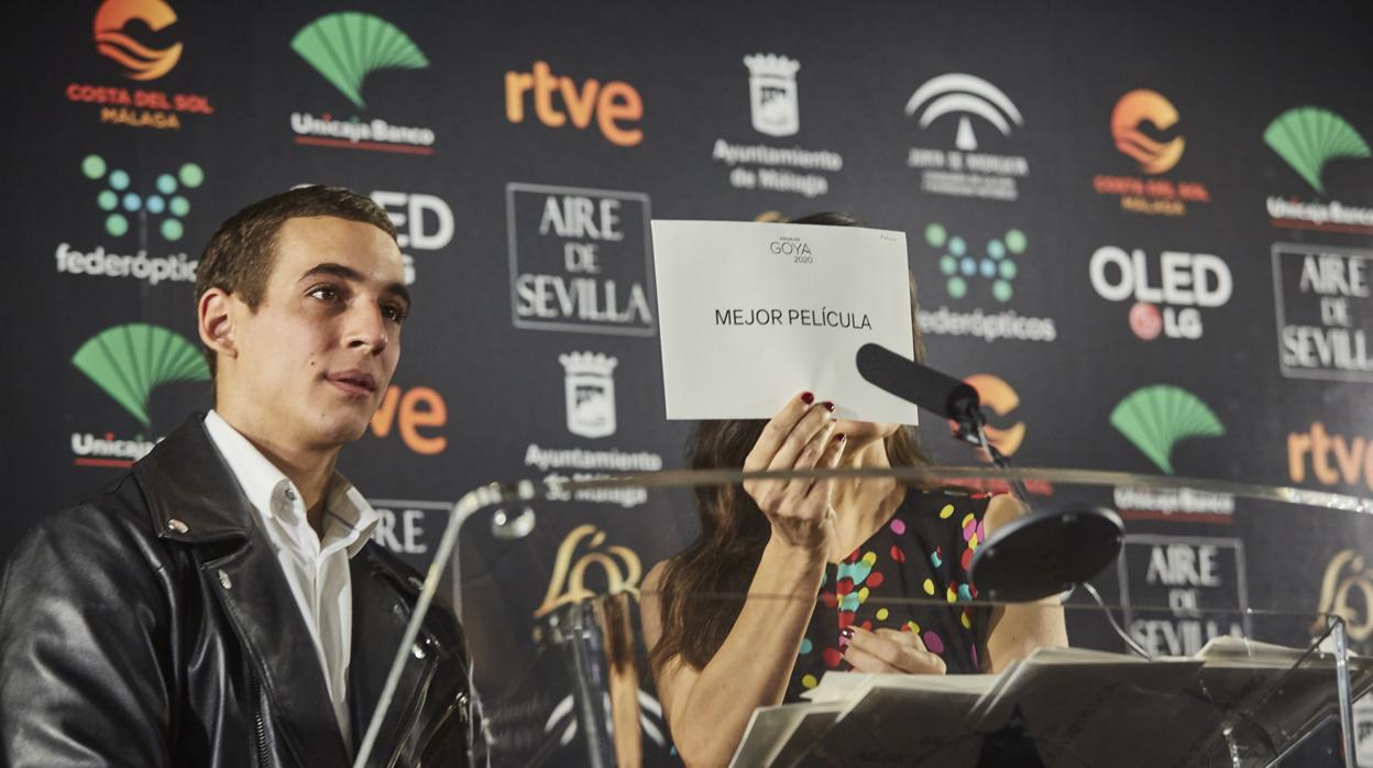 Acto de presentación de las nominaciones a los premios Goya 2020, con Elena Anaya y Miguel Herrán