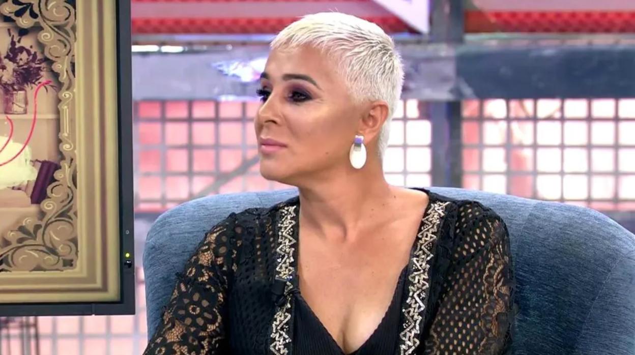 Ana María Aldón, durante la entrevista