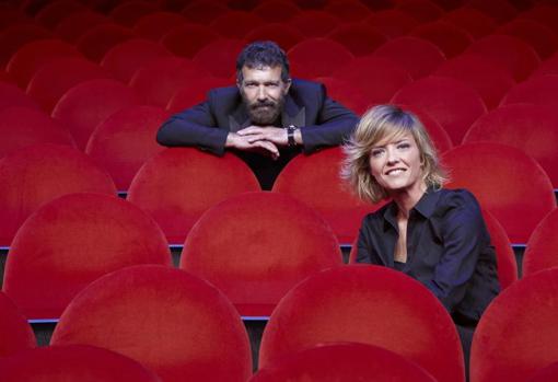 Antonio Banderas y María Casado