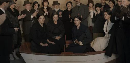 Las heroínas de Sálvora, en una escena de la película