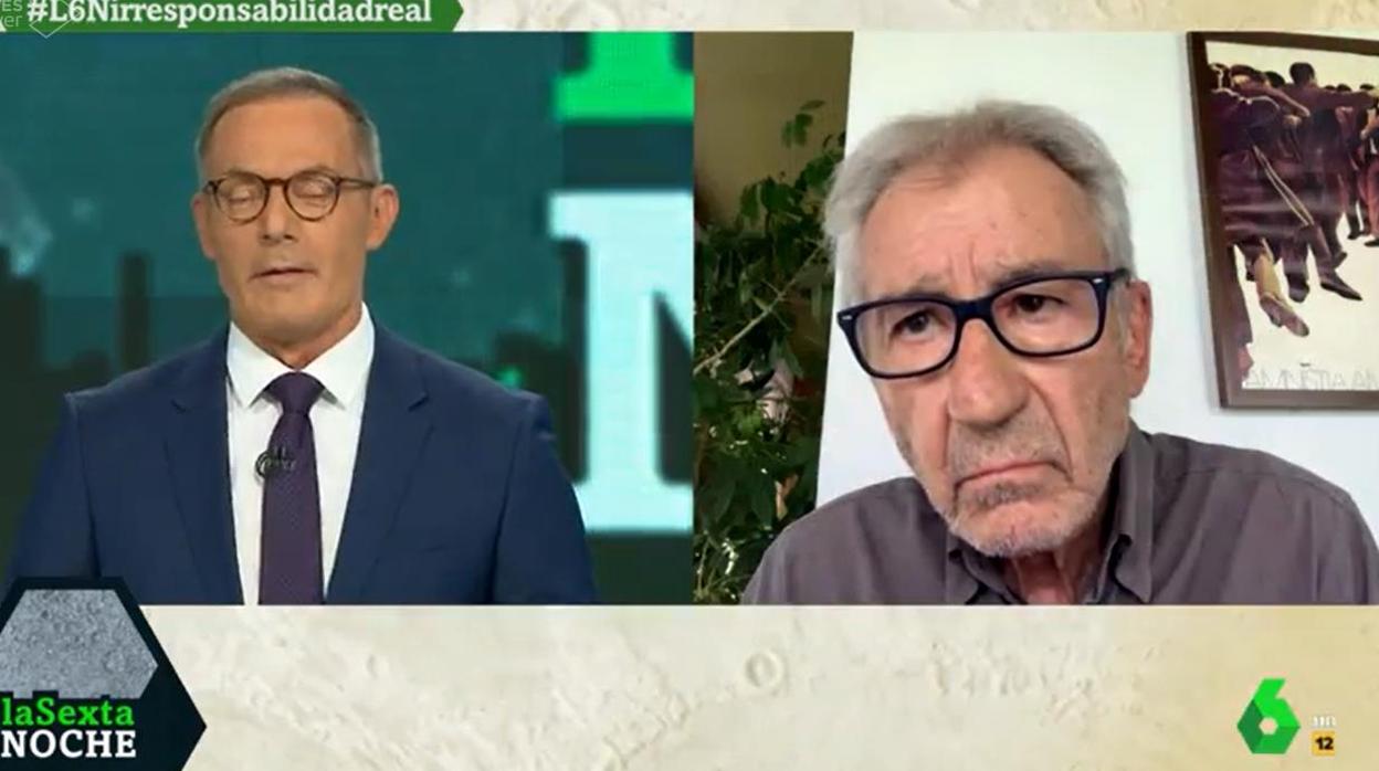 Hilario Pino y José Sacristán, en «La sexta noche»