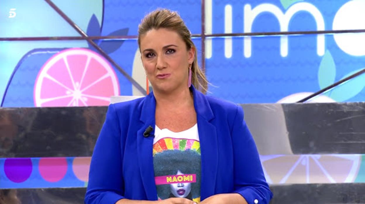 Carlota Corredera, presentadora de «Sálvame», en una imagen de archivo