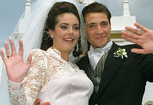 Imagen de la boda de Rocío Carrasco con Antonio David Flores