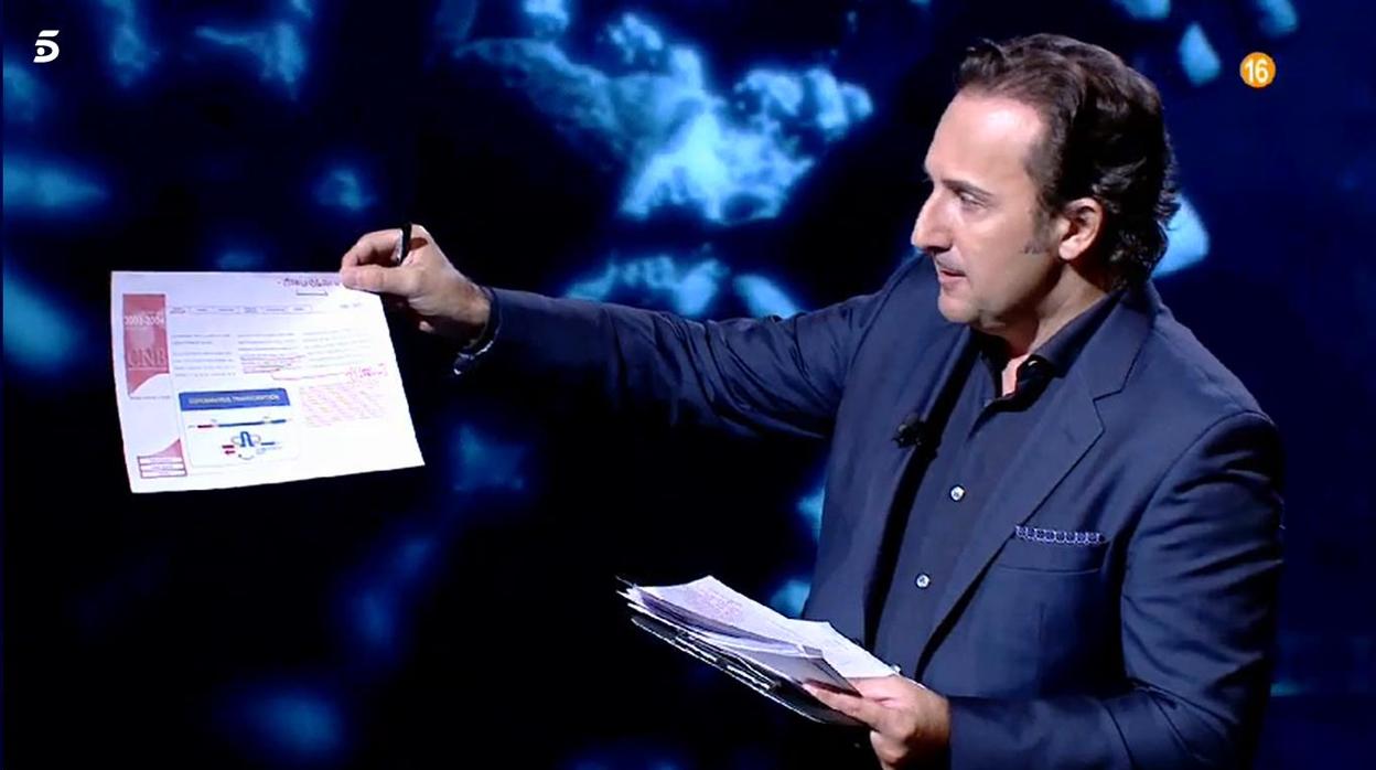 Iker Jiménez, en la promoción de «Informe covid», nuevo programa de Telecinco