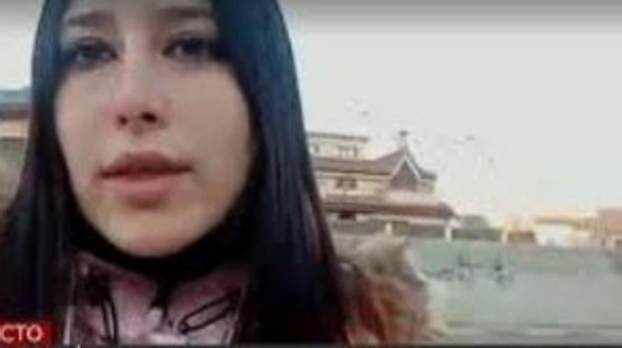 Captura de la entrevista a la joven de 21 años