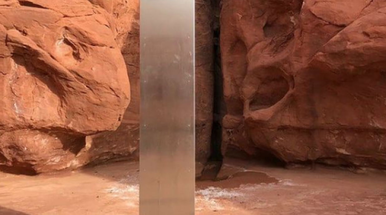 El extraño monolito hallado en el desierto de Utah