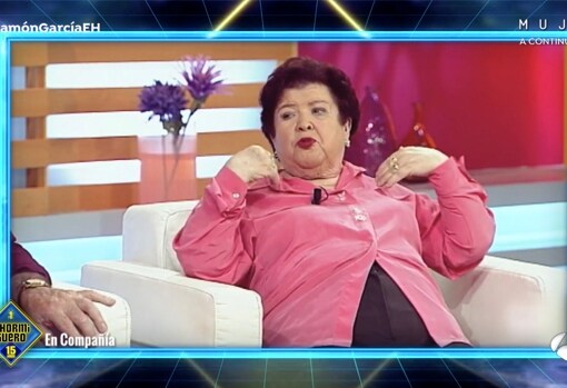 La tía de Pablo Motos, en el programa de Ramón García