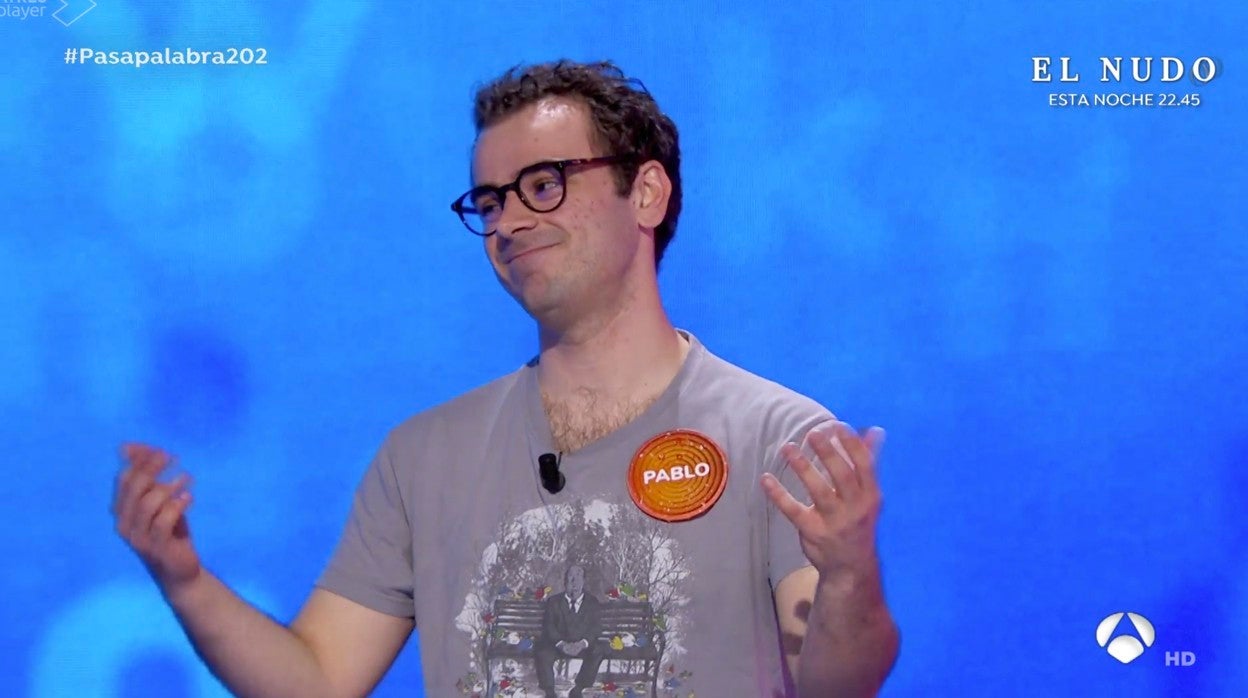 Pablo muestra su decepción tras su fallo en la pregunta decisiva