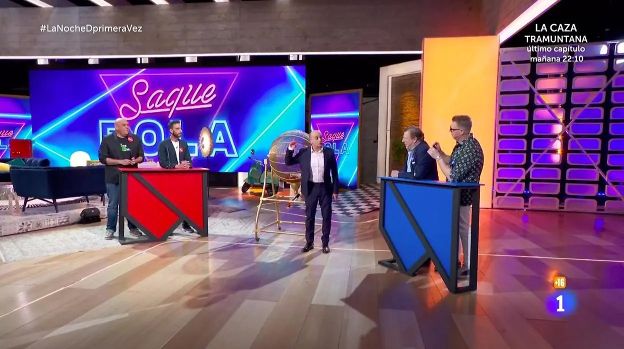 Imagen de programa de Televisión Española con Los Morancos, Dani Rovira, Luis Lara y Pepe Viyuela