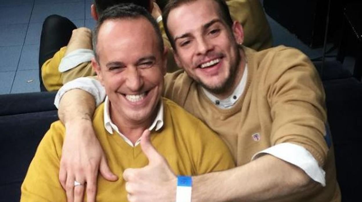 Víctor Sandoval y Álex Casademunt, en una imagen publicada en redes sociales