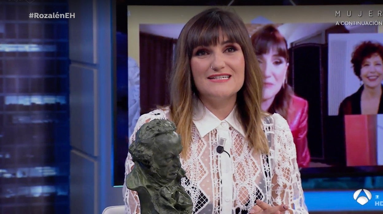 Rozalén acudió con su Premio Goya a 'El Hormiguero'