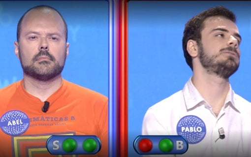 Pablo, el día que fue superado por Abel en la silla azul, en 2018