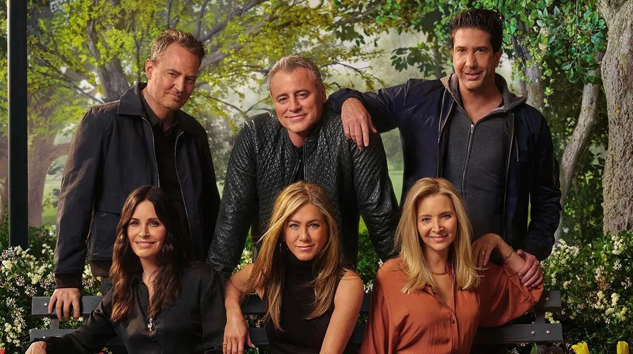 Los protagonistas de 'Friends', en una imagen del reencuentro que emitirá próximamente HBO Max
