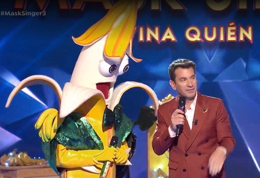 'Plátano', durante su actuación