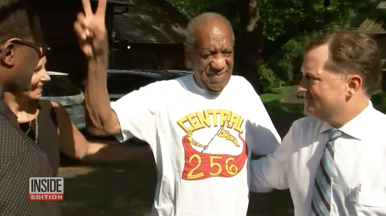 Bill Cosby, en su primera aparición pública, nada más salir de la cárcel, el pasado miércoles