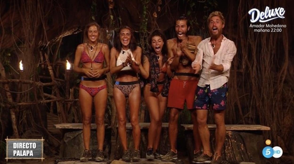 Melyssa, Olga, Lola, Gianmarco y Tom, los cinco finalistas de 'Supervivientes 2021'