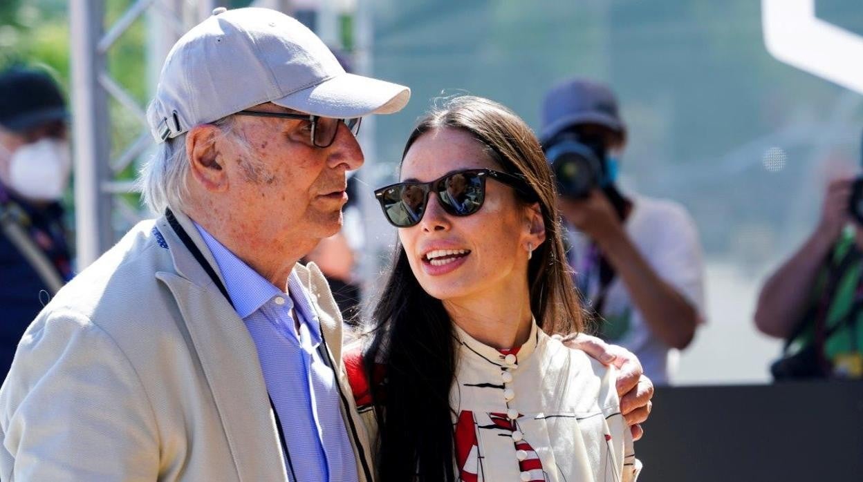 Carlos Saura y su hija Anna, en San Sebastián