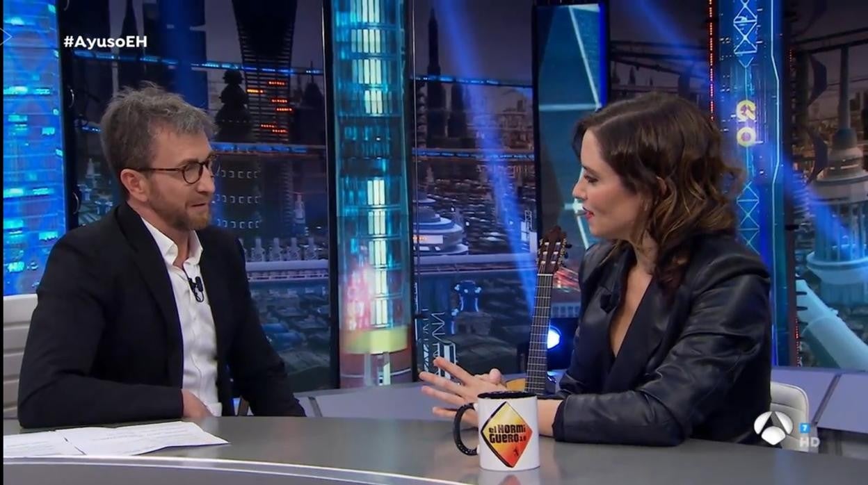 Isabel Díaz Ayuso en 'El Hormiguero'