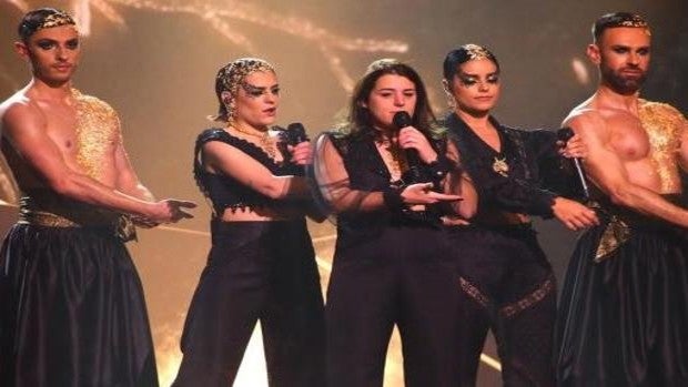 Tanxugueiras, durante su actuación en la primera semifinal de Benidorm Fest