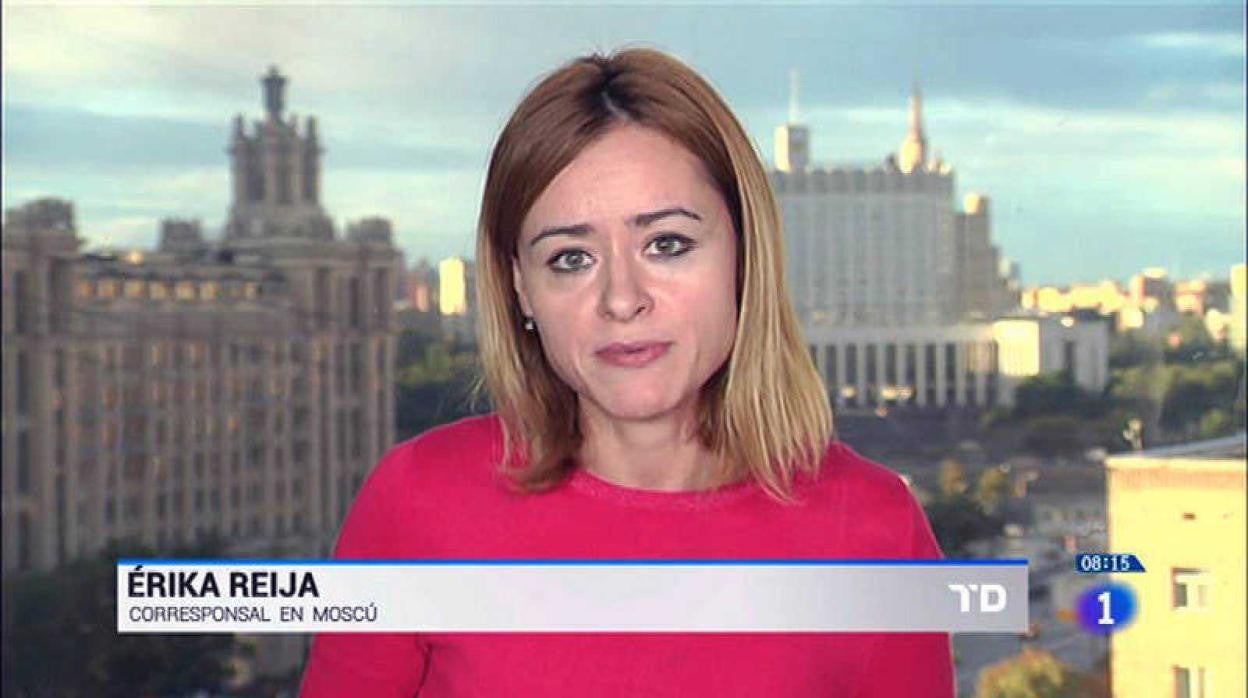 Érika Reija, la corresponsal de RTVE en Moscú, ha tenido que abandonar el país
