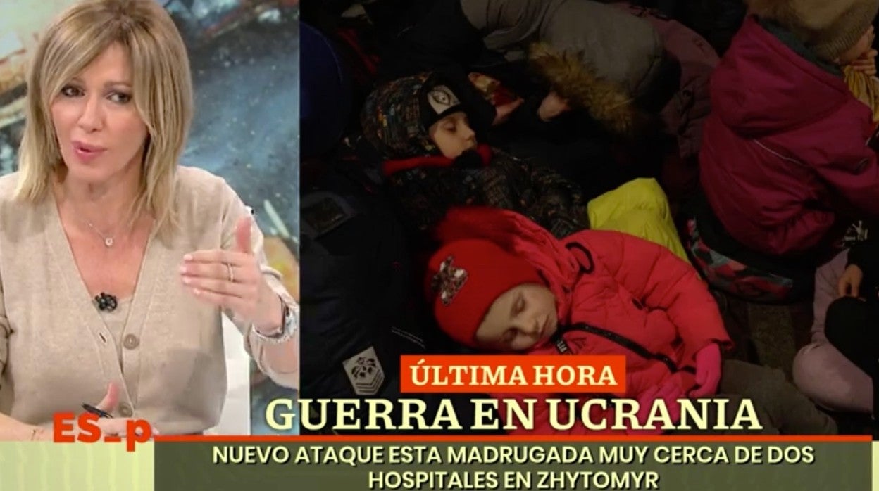 Susanna Griso, durante su intervención en 'Espejo Público'