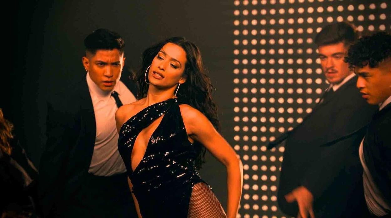 Chanel, durante su actuación en la segunda semifinal de la preselección portuguesa para Eurovisión 2022