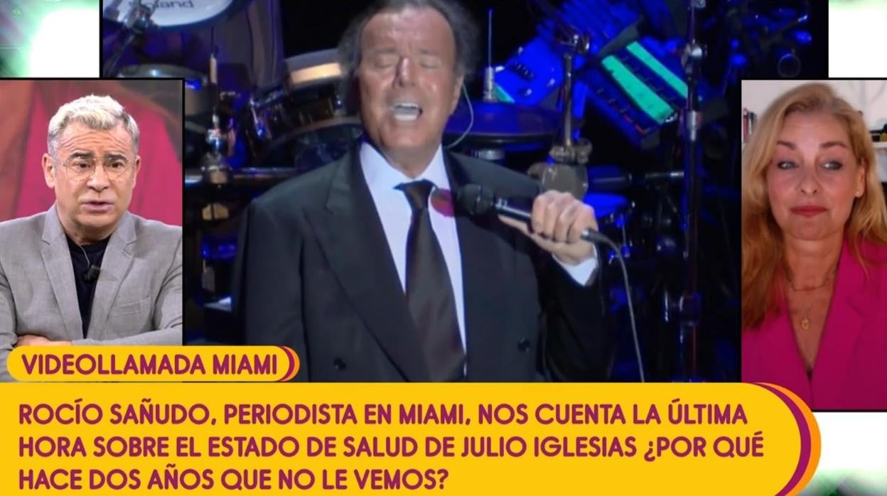 Jorge Javier Vázquez y Rocío Sañudo, en 'Sálvame', el pasado lunes 21 de marzo