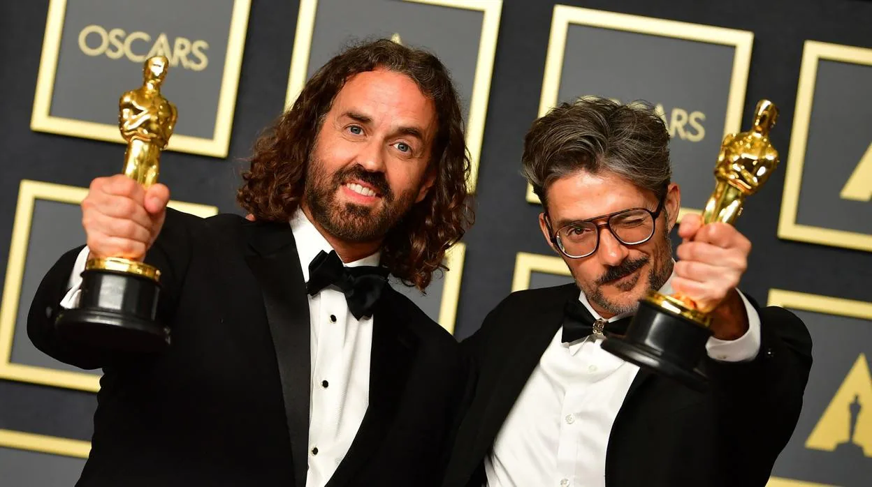 Alberto Mielgo y Leo Sánchez, ganadores del Oscar por 'El limpiaparabrisas'