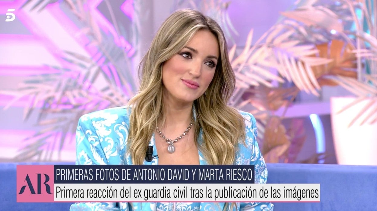 Marta Riesco, en 'El programa de Ana Rosa'