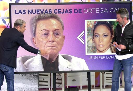 Jorge Javier Vázquez y David Valldeperas, en 'Sálvame'