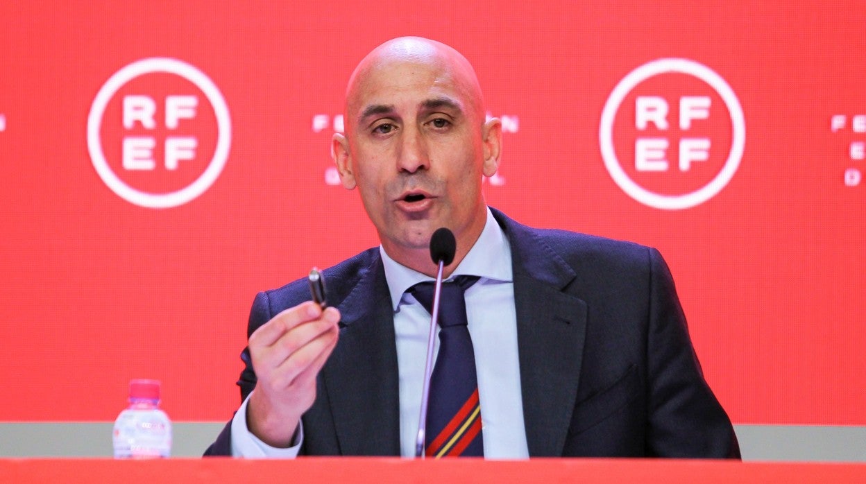 Luis Rubiales, presidente de la Federación Española de Fútbol
